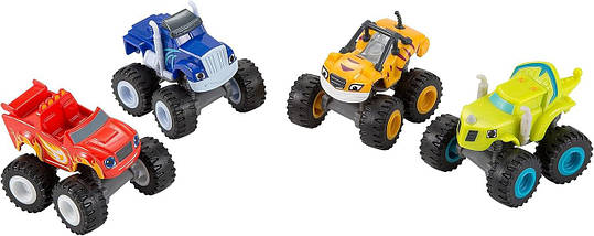 Fisher-Price Набір Вспыш і друзі (Вспыш, Трощило, Рик і Зег 4 шт.) Blaze & the Monster Machines., фото 3