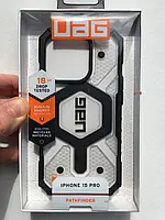 Оригінальний протиударний чохол UAG Pathfinder MagSafe для iPhone 15 Pro Clear Ice (114281114343)