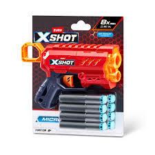 X-Shot Швидкострільний бластер Excel Micro 2.0 Color Card (8 патронів), арт. 36726TQ1R