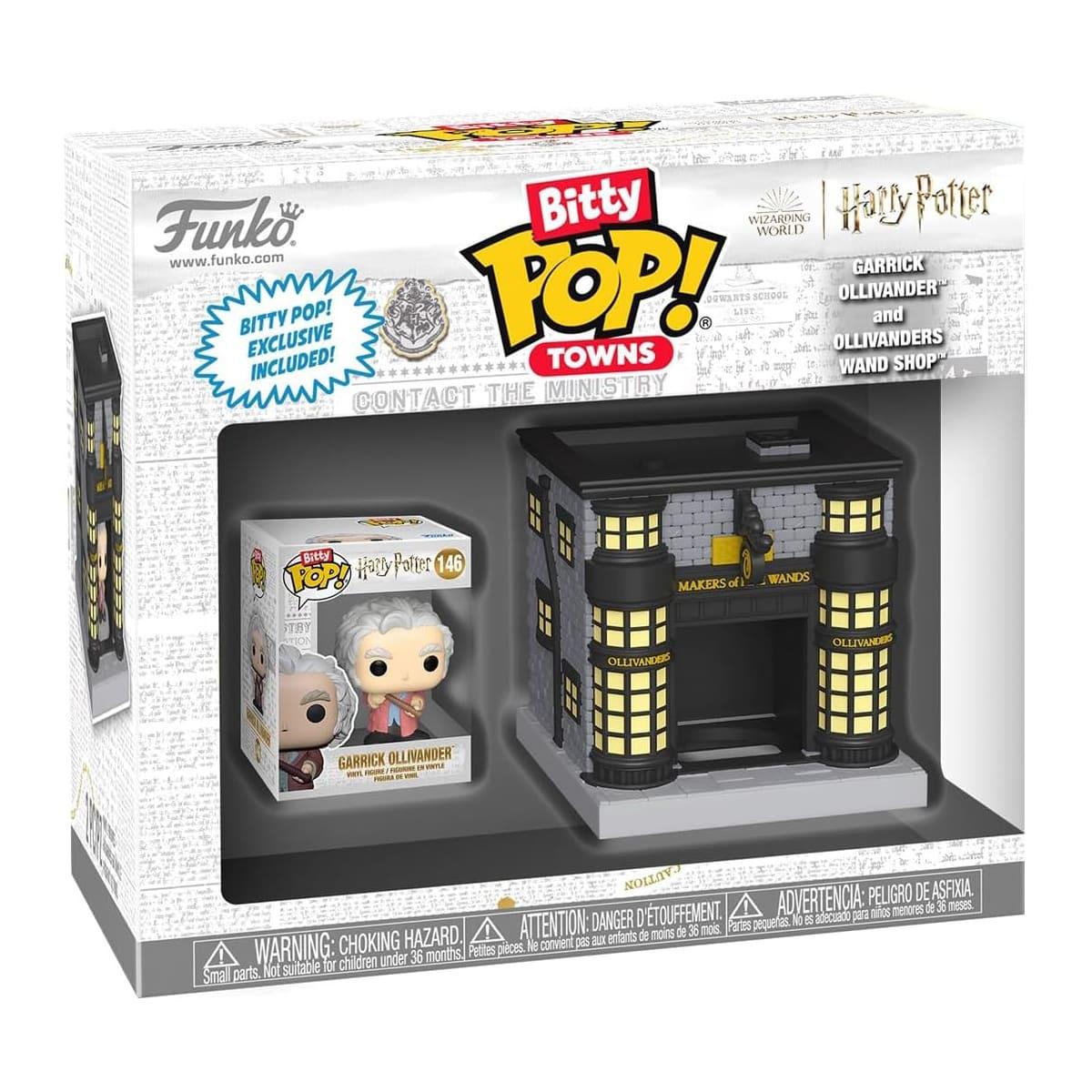 Набір фігурок BITTY POP! Town серії "Гаррі Поттер" - ОЛІВАНДЕР І КРАМНИЦЯ ЧАРІВНИХ ПАЛИЧОК