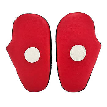 Лапи боксерські прямі UKR-V2 (шкірвініл, розмір 31 х 17 х 8 см) пара