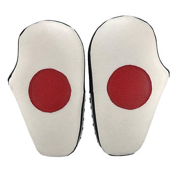 Лапи боксерські прямі UKR-K1 (натуральна шкіра, розмір 31 х 17 х 8 см) пара