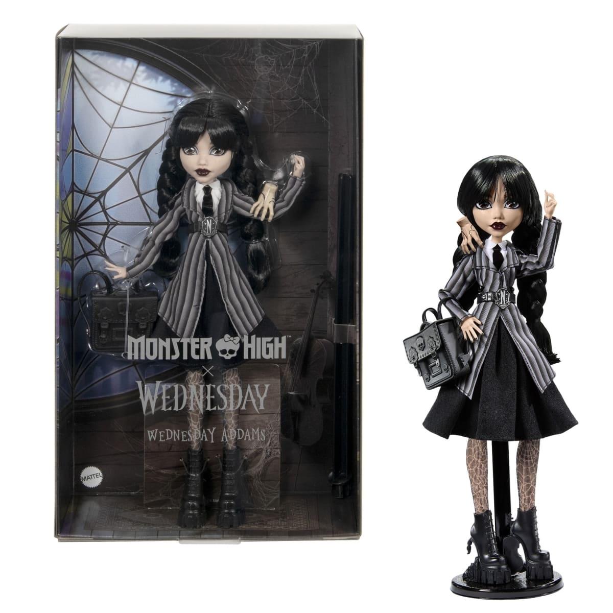Колекційна лялька Венздей у шкільній формі, Monster High X Wednesday