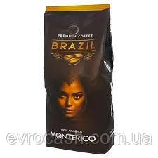 Кава в зернах Monterico Brazil 100 % Arabica 1 кг, фото 1