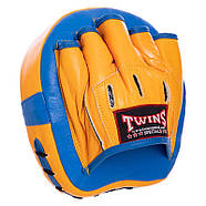 Лапи боксерські вигнуті TWN VL-2054 натуральна шкіра (18 x 18 x 8 см) пара, фото 2