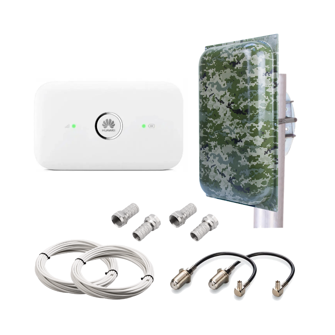 Комплект 4G WIFI роутер Huawei 5573 + 4G панельна антена MAXI MIMO 22 Дбi 824-960/1700-2700 мГц