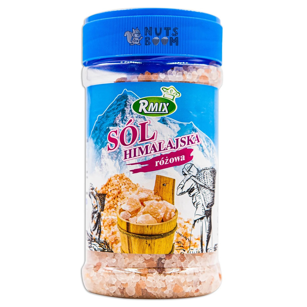 Сіль Рожева Гімалайська Rmix Sol Himalajska Rozowa 900 г Польща, фото 1