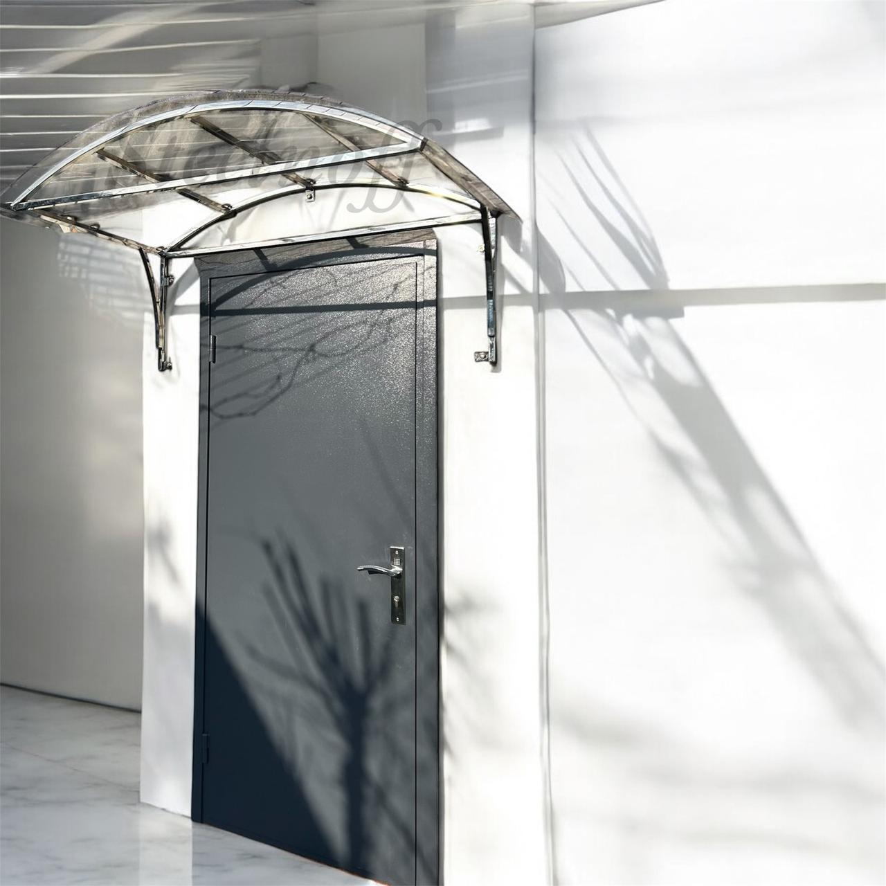 Козирок навіс із неіржавкого металу, фото 1