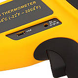 Пірометр Benetech GM1651 (від -30 до 1650 ℃; EMS 0,1-1,0), ПО, Кейс (50:1), фото 6