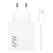Зарядний пристрій Xiaomi 67W HyperCharge Combo (Type-A) + кабель USB-C (BHR9465EU), фото 3