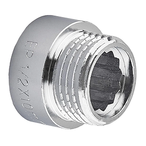 Подовжувач Europroduct EP.E010.Chr — 1/2"MF-10 мм хром (EP6121)