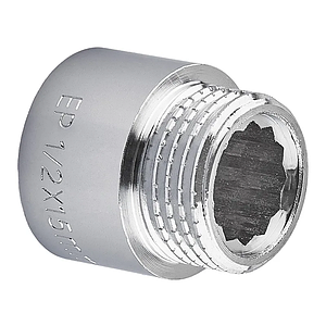 Подовжувач Europroduct EP.E015.Chr — 1/2"MF-15 мм хром (EP6122)