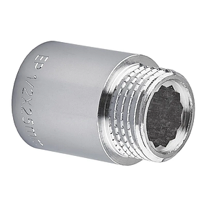 Подовжувач Europroduct EP.E025.Chr — 1/2"MF-25 мм хром (EP6124)