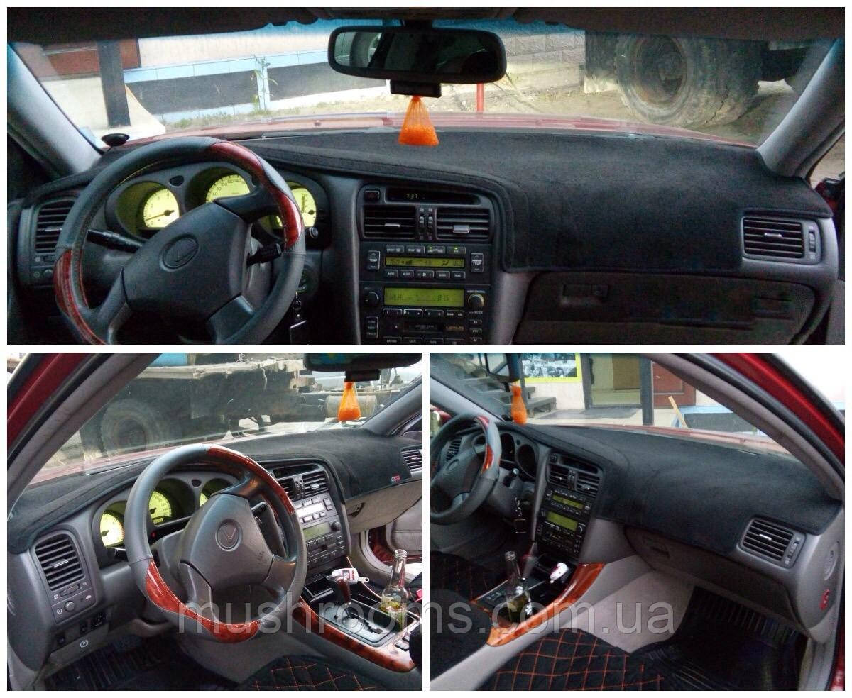 Накидка на торпеду Lexus GS 300 1997-2005 чохол килимок накидка на панель приладів в автомобіль Лексус