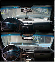 Накидка на панель приладів BMW E34 (3 пок., 5 Series, с чашою) 1988-1996, Чохол/накидка на торпеду авто БМВ