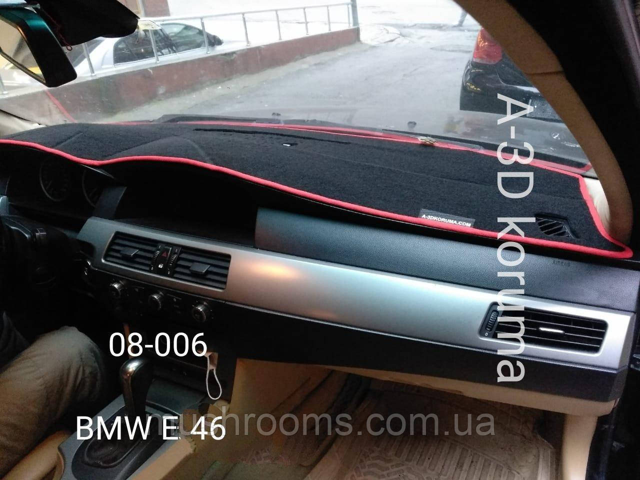 Накидка на панель приладів BMW 5 E60/E61 2003-2010, накидка на торпеду авто БМВ, фото 1