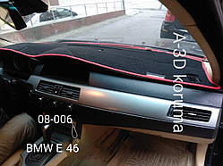 Накидка на панель приладів BMW 5 E60/E61 2003-2010, накидка на торпеду авто БМВ