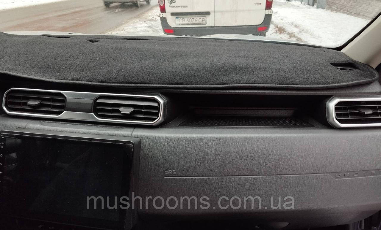 Накидка на панель приладів RENAULT Duster 2 пок. рестайлінг 2015+ Чохол/накидка на торпеду авто Рено