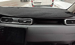 Накидка на панель приладів RENAULT Duster 2 пок. рестайлінг 2015+ Чохол/накидка на торпеду авто Рено