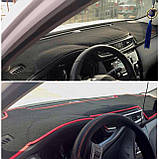 Накидка на панель приладів NISSAN X-Trail 3 пок. T32 2013+ Чохол/накидка на торпеду авто Ніссан, фото 2