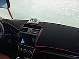Накидка на торпеду Mazda 6 GH 2007-2013 чохол килимок накидка на панель приладів авто Мазда 6 від сонячних відблисків, фото 6