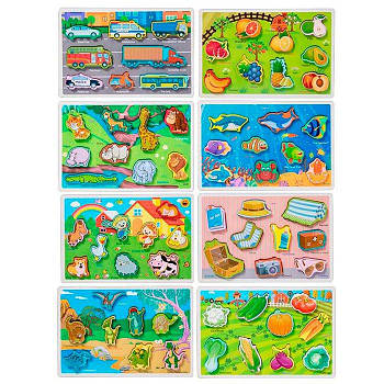 Дерев'яна іграшка "Рамка-вкладиш" MD1533 G-Rich