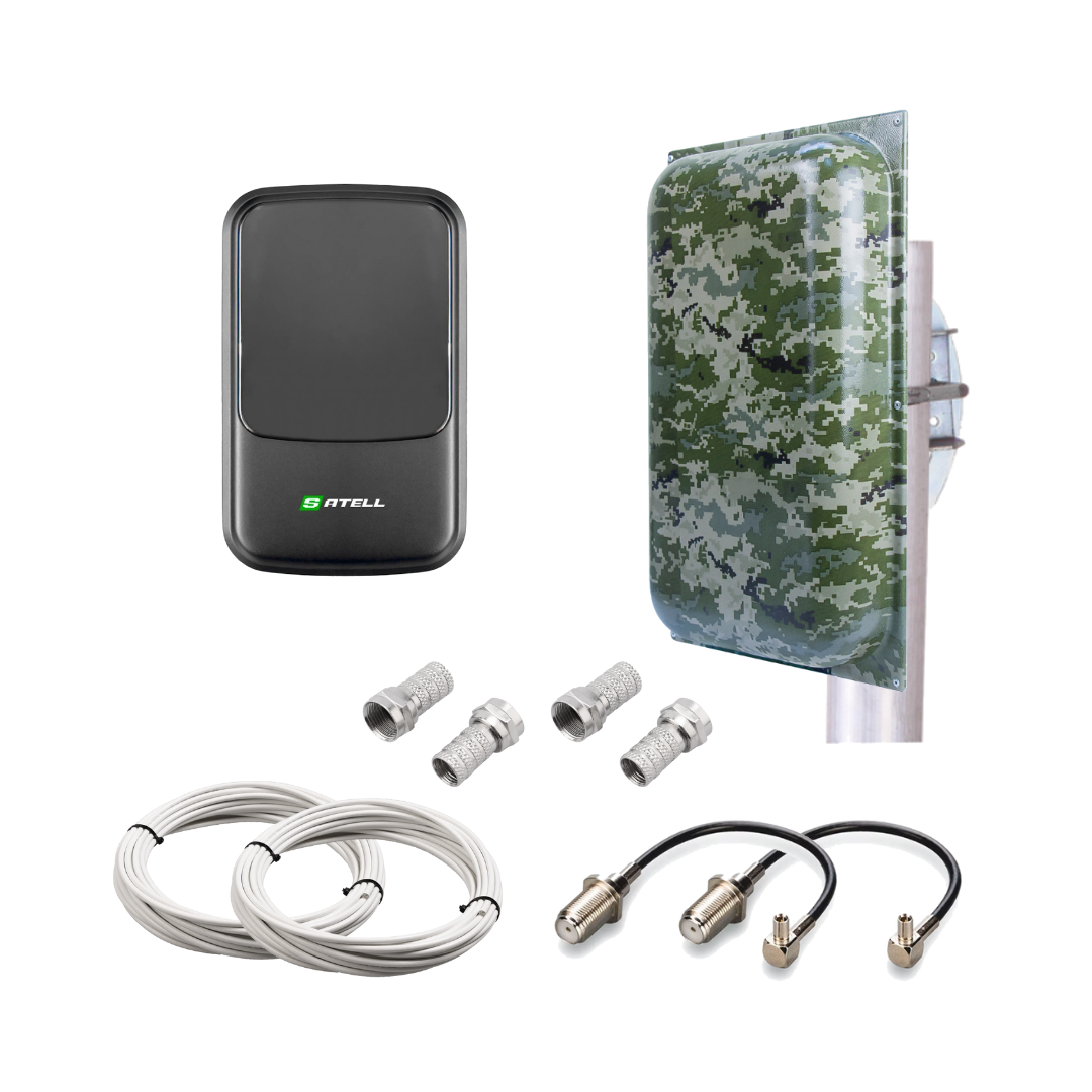 4G комплект WIFI роутер Satell F3000 + 4G панельна антена MAXI MIMO 22 Дбi 824-960/1700-2700 мГц