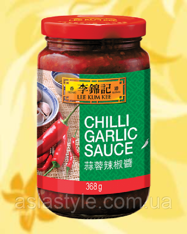 Соус чилі з часником, Соус чили с чесноком, Chilli sauce with garlic, Lkk (Lee Kum Kee), Китай, 368 г, Ч