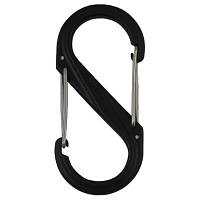 Популярний! Карабін туристичний Nite ize Plastic Carb S Biner Size 10 NI796 Black (4823082709403) - Краща якість тільки на