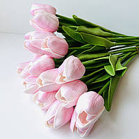 Искусственный тюльпан 33см" Розовый " 1шт.