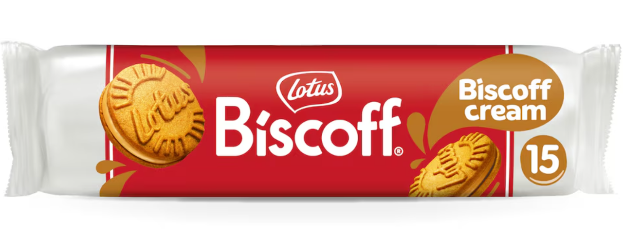 Печиво Lotus Biscoff Cream Sandwich Biscuits 150г, фото 1