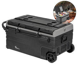 Портативний холодильник Weekender TDW-100. 91л. 100х57х49см. Компресорний. 2-х камерний. Мобільний холодильник. Автохолодильник.