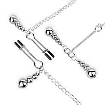Затискачі для сосків і клітора Bedroom Fantasies: Nipple and Clitoris Clamps — Silver, фото 5