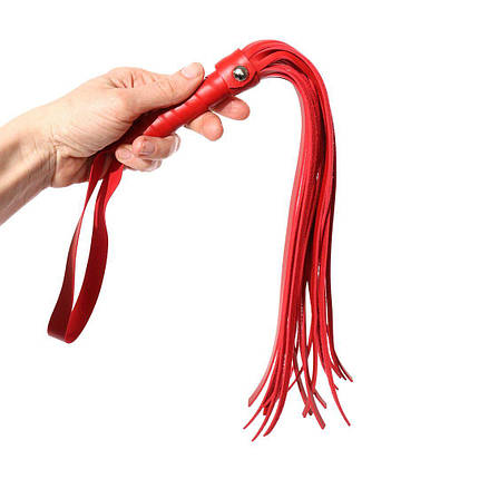 Плеть Flogger Art of Sex, Червона, фото 3