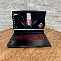 Ігровий ноутбук Б-клас MSI GV15 Thin 11SCV/ 15.6" 1920x1080/ i5-11400H/ 8GB RAM/ 256GB SSD/ GTX 1650 4GB, фото 3