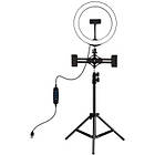 Promo Ціна! Набір блогера Puluz Ring USB LED lamp 10"+ tripod 1.1m (PKT3053B) - тільки на ZaGrosh.com.ua