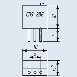 СП5-2ВБ-0,5-10 кОм-10%, фото 1