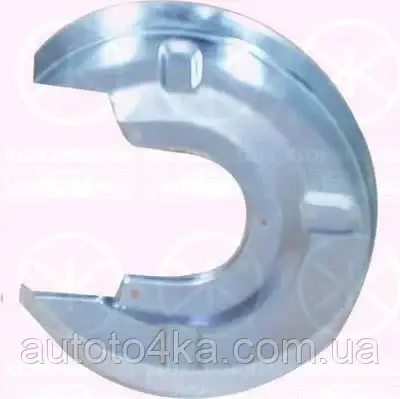 Щиток захисний диска гальмівного заднього KLOKKERHOLM 9558879