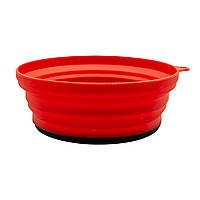 Тарілка TRAMP силіконова з пластиковим дном 550 мл UTRC-123, olive