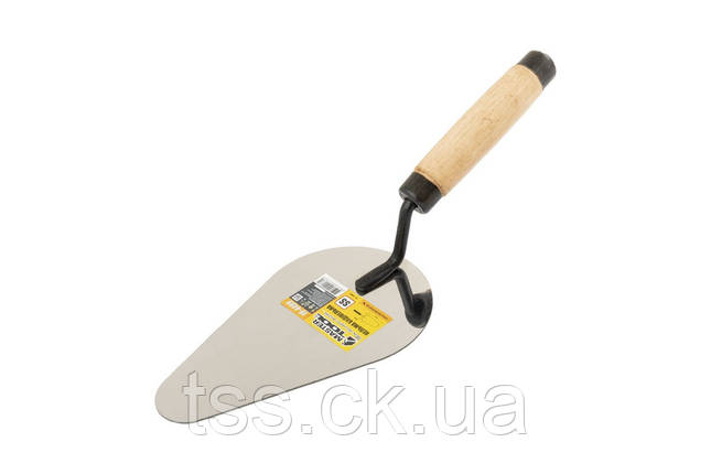 Кельма плиточника MASTERTOOL КП ударна неіржавка сталь дерев'яна ручка 19-4499, фото 1