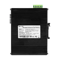 PoE-комутатор 10-портовий керований L2+ E-LINK LNK-IMC208-2.5GPM-SFP+ 2.5G з 8 портами PoE, 240W (73-00139), фото 5