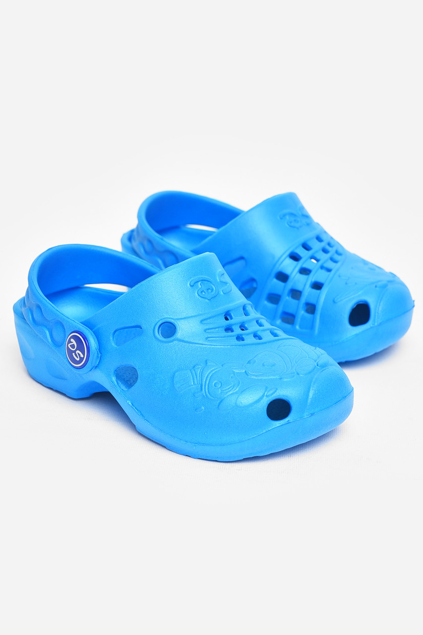 Крокси дитячі синього кольору 200529T Безкоштовна доставка, фото 1