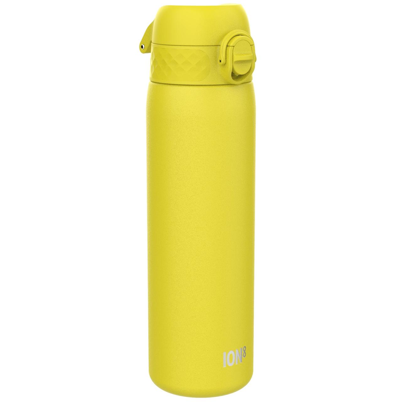 Пляшка для води металів ION8 600 мл. Stainless Steel , Yellow