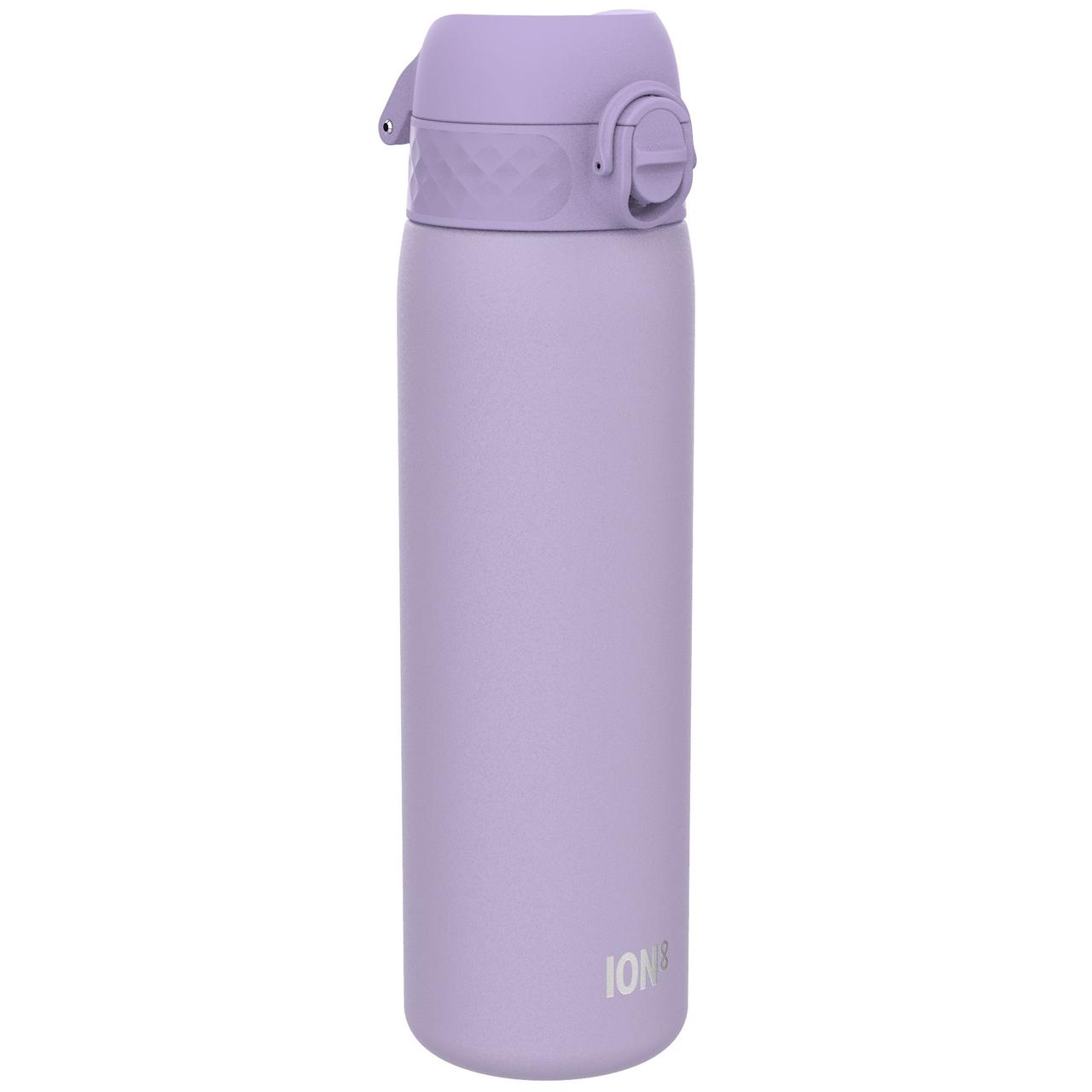 Пляшка для води металів ION8 600 мл. Stainless Steel , Light Purple