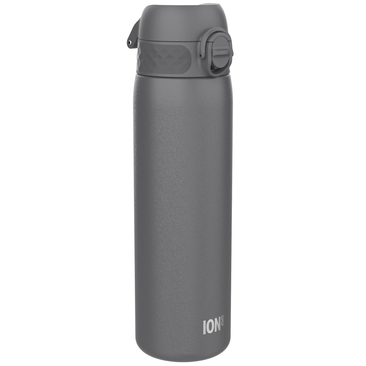 Пляшка для води металів ION8 600 мл. Stainless Steel , Grey