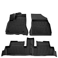 Килимки Stingray 3D (4 шт, поліуретан) для Citroen C-4 Picasso 2006-2013 рр