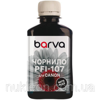 Популярний! Чорнило Barva Canon PFI-102/107 180ml MBK (C107-883) - Краща якість тільки на Nukleon.com.ua