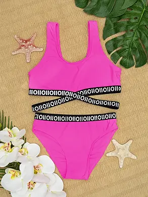 Купальник раздельный Samegame Алия 572 малиновый(В НАЛИЧИИ ТОЛЬКО 44 46 48 50 52 УКР р-ры), фото 3