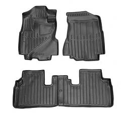 Килимки 3D Stingray для Honda CRV 2001-2006 Поліуретан (4 шт)