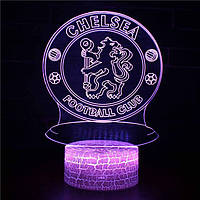 3Д Нічник - Лампа - Манчестер Юнайтед (Manchester United) - Подарунок футболісту Lestar